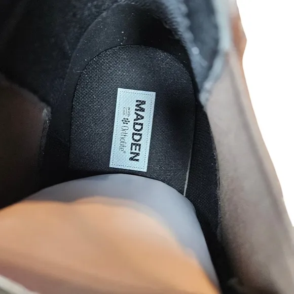Madden Maxxin Brown Vegan Leather Ortholite 10.5