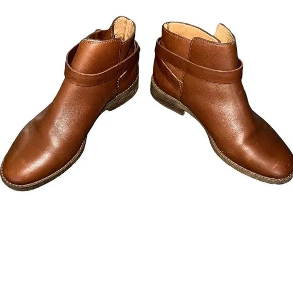 MADEWELL Darrin moto ankle leather Boots Sz 10