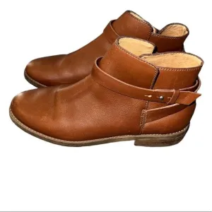 MADEWELL Darrin moto ankle leather Boots Sz 10