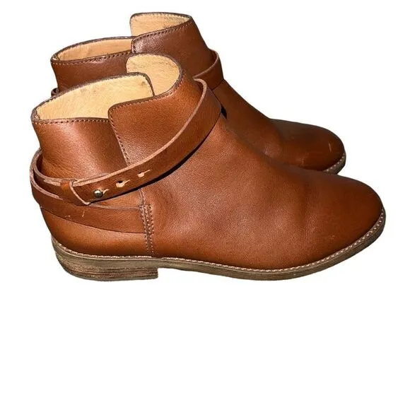 MADEWELL Darrin moto ankle leather Boots Sz 10