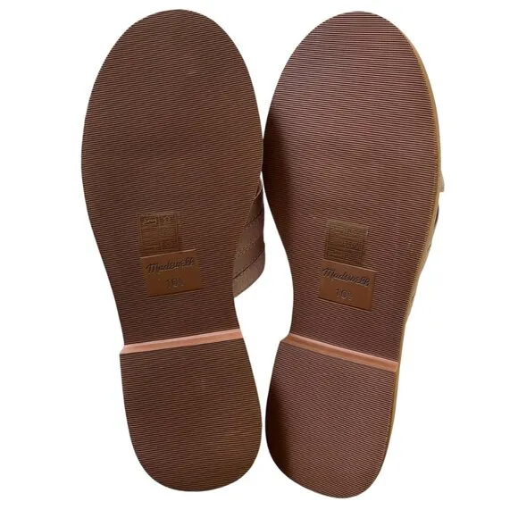 Madewell NWT $110 Alina Platform Smooth Leather Sandal 1 3/4&quot; Heel Summer 10.5