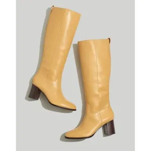 Madewell The Selina Tall Boot with Extended Calf in Desert Dune