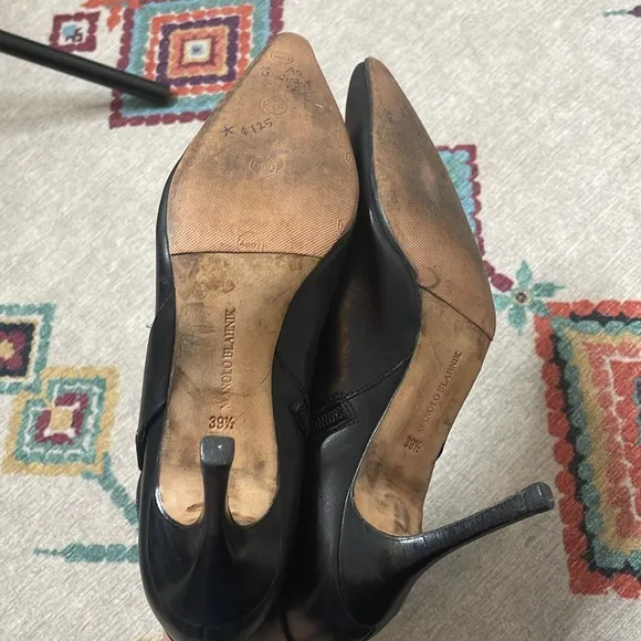 Manolo Blahnik Black ankle boots