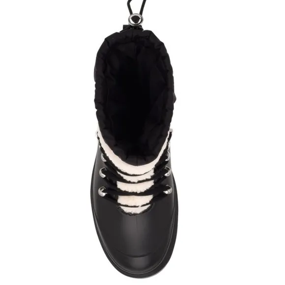 Marc Fisher Boots Womens 11 Freely Lug Sole Waterproof lSherpa Rubber Gorpcore