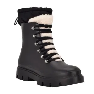 Marc Fisher Boots Womens 11 Freely Lug Sole Waterproof lSherpa Rubber Gorpcore