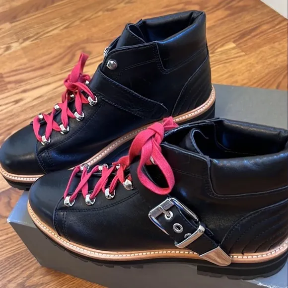 Mark Fisher leather boots with sheer lining