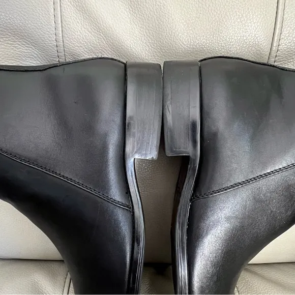 Mark Nason SN 68914 Men's Ankle Boots Sz 8 Black Leather Memory Foam Lux Classic
