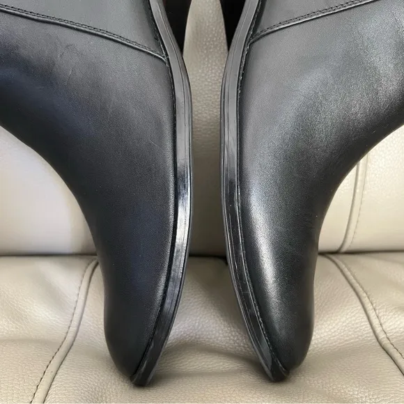 Mark Nason SN 68914 Men's Ankle Boots Sz 8 Black Leather Memory Foam Lux Classic