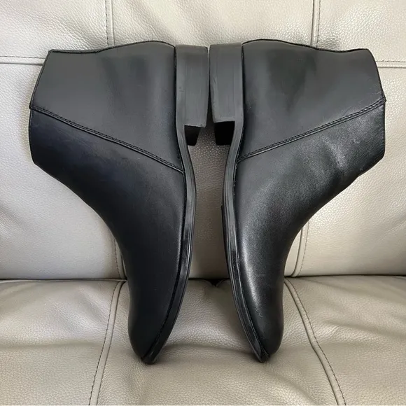 Mark Nason SN 68914 Men's Ankle Boots Sz 8 Black Leather Memory Foam Lux Classic
