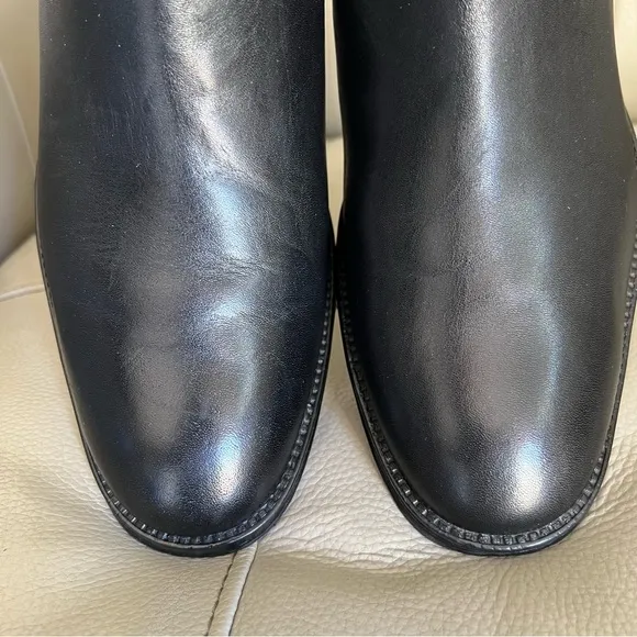 Mark Nason SN 68914 Men's Ankle Boots Sz 8 Black Leather Memory Foam Lux Classic