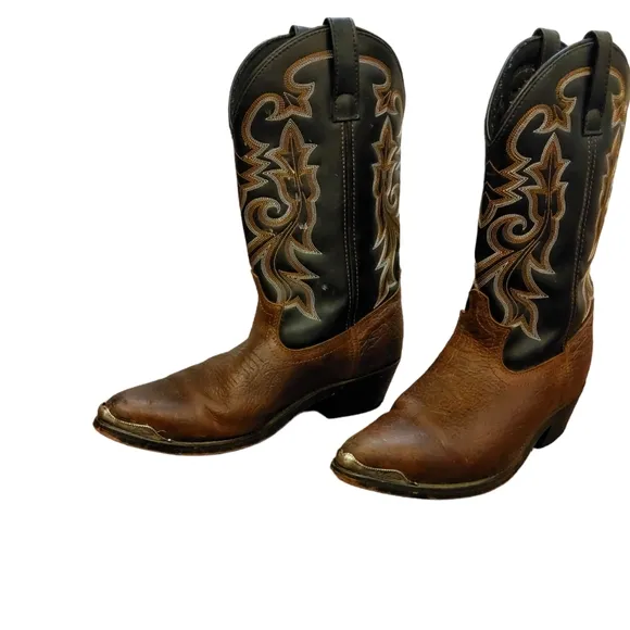Masterson Boot Co. Men’s Leather Cowboy Western Boots Size 10
