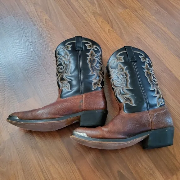 Masterson Boot Co. Men’s Leather Cowboy Western Boots Size 10