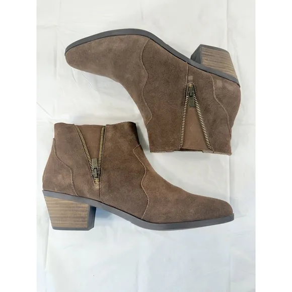 ME TOO Adam Tucker BROWN Trixie COWBOY BOOTS 10