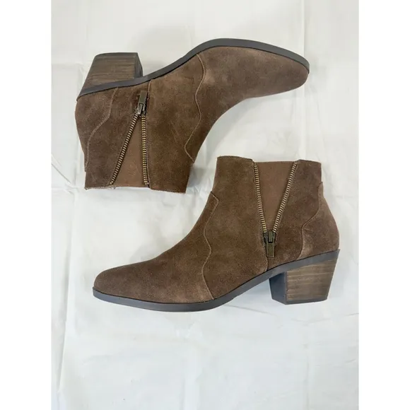 ME TOO Adam Tucker BROWN Trixie COWBOY BOOTS 10