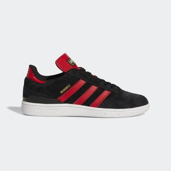 MEN'S Adidas Originals Busenitz Black Scarlet Skateboarding Shoes GY6898