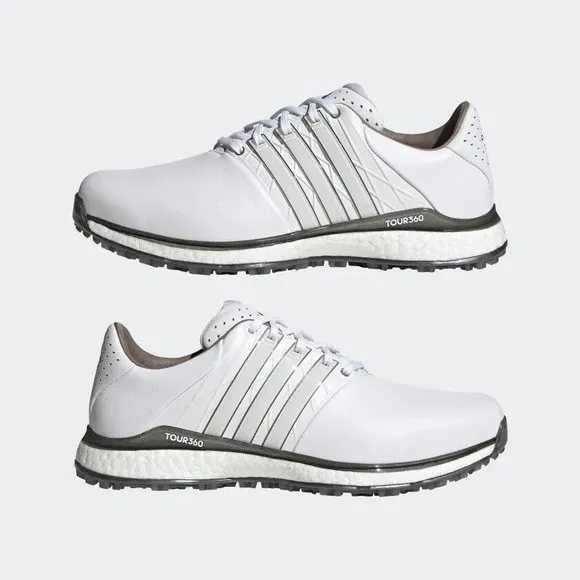 MEN'S adidas Tour360 XT-SL 2.0 Low Golf Shoes White Dark Silver EG4872