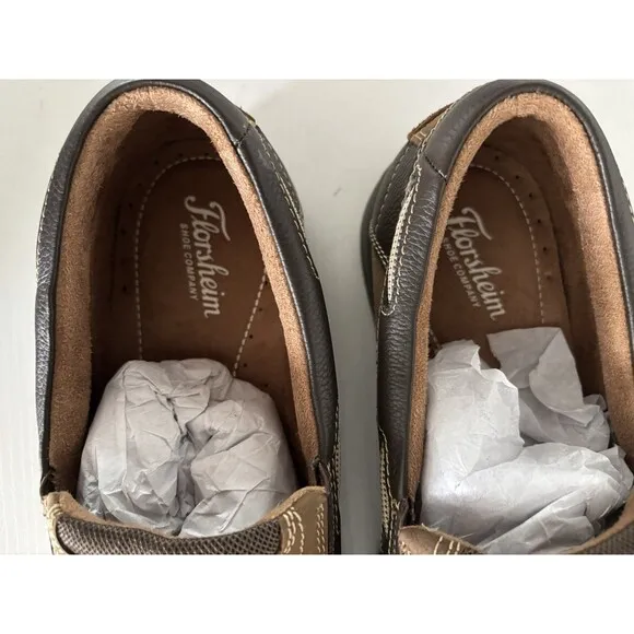 Men’s Boat Shoes Florsheim Lakeside Slip Size 13W