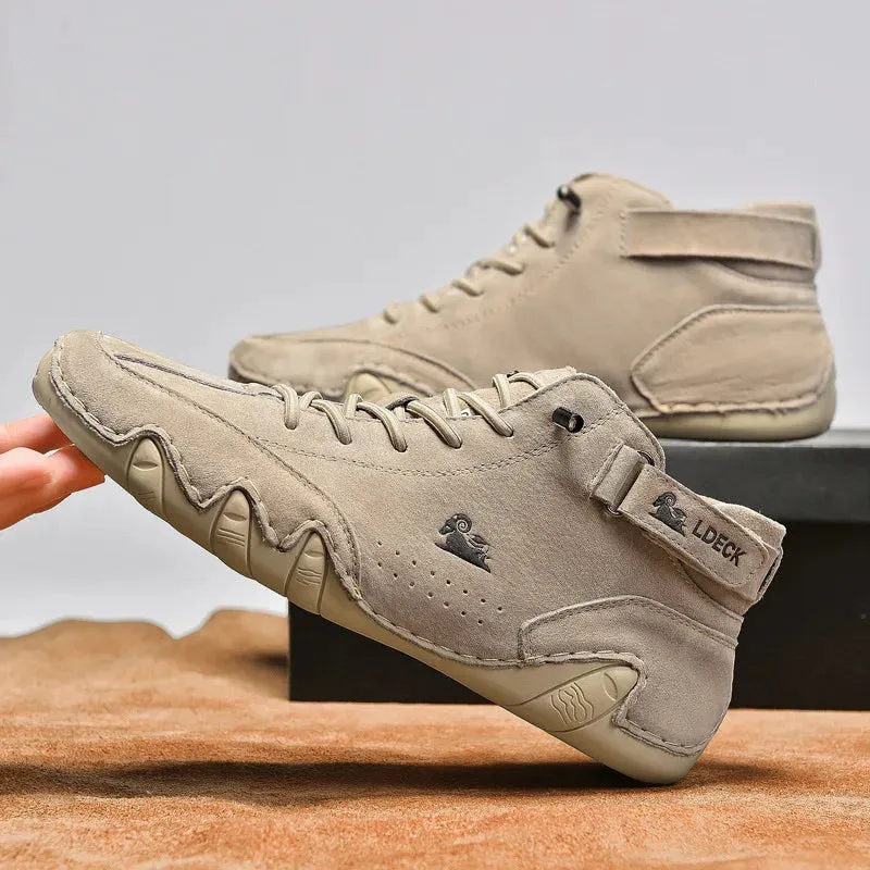 Men's Casual Motorcycle Winter Boots