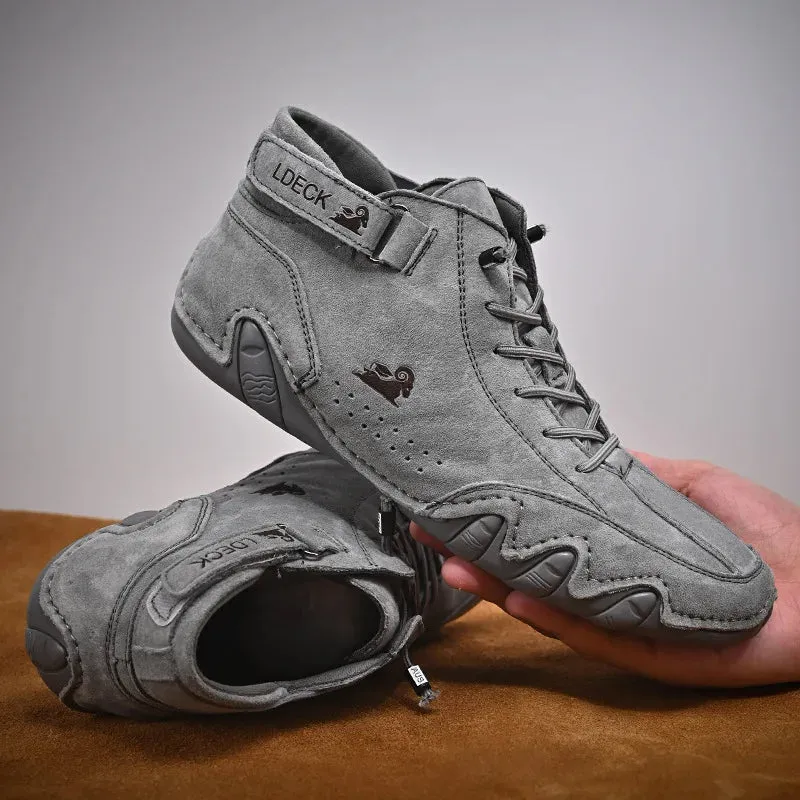 Men's Casual Motorcycle Winter Boots