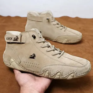 Men's Casual Motorcycle Winter Boots