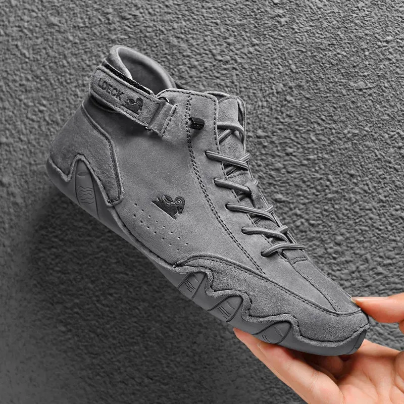 Men's Casual Motorcycle Winter Boots