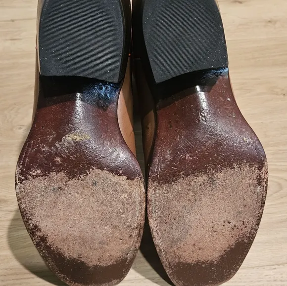 Men's Ferrini Size 9.5D Brown and Orange Western Boots