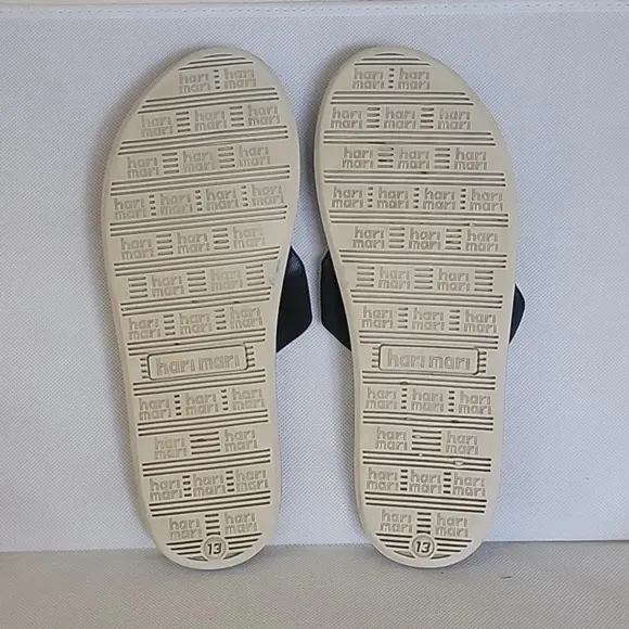 MEN'S‎ HARI MARI BLACK FLIP FLOPS SANDALS (sz 13)