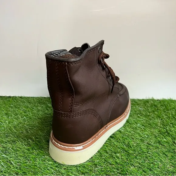 Men’s Laces Construction Leather Work boots comfortable Bota Liviana Cómoda