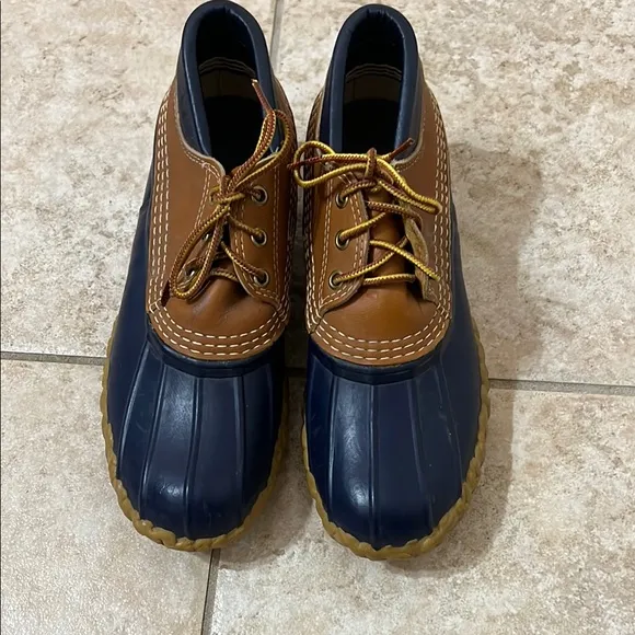 Men's or Women’s Two-Tone LL Bean Duck Boots Sz 8