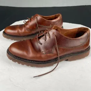 Men's Sebago Drysides Waterproof Lace up Brown Leather Oxford Shoes Size 8M