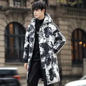 Men’s Slim Fit Hooded Winter Parka – Warm & Stylish