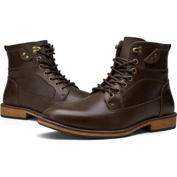 Men's Waterproof Hiking Chukka Boot: Durable, Stylish, Comfortable, Coffee Brown