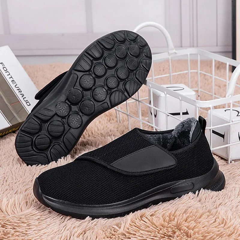 Men’s Wide Barefoot Winter Shoes – Warm Orthopedic Sneakers for Wide Feet