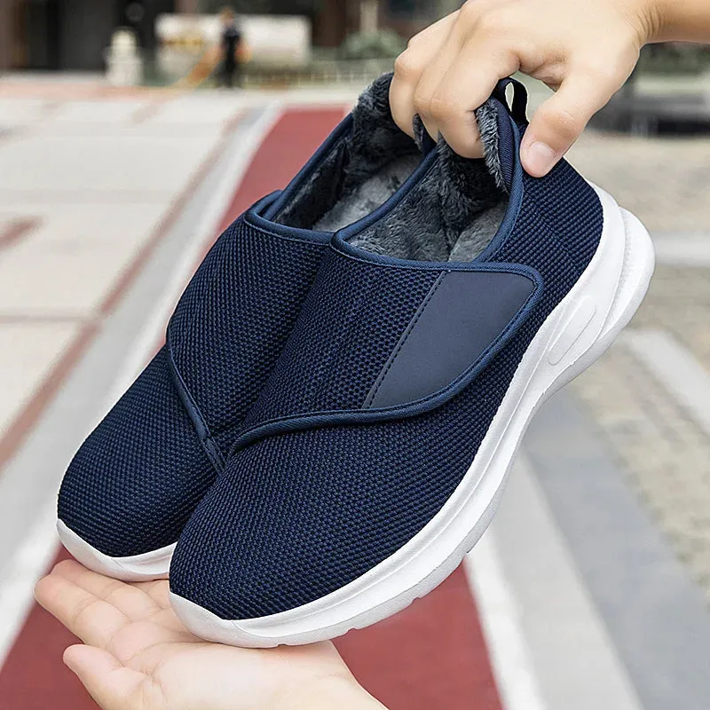 Men’s Wide Barefoot Winter Shoes – Warm Orthopedic Sneakers for Wide Feet