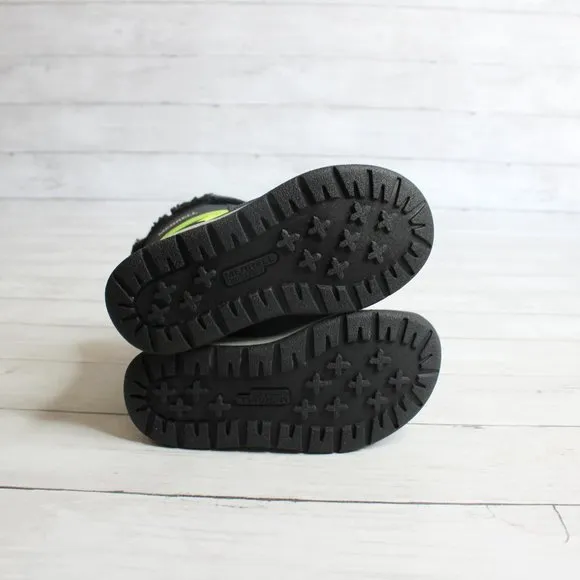Merrell Boys Winter Snow Boots Toddler Size 9 Navy Black Gray Lime Green