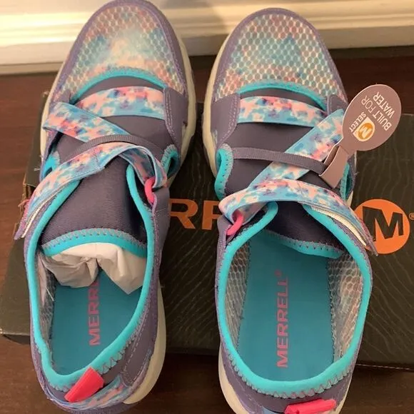 Merrell  hydro free roam monarch lightweight Eva foot bed sneaker size 7 new