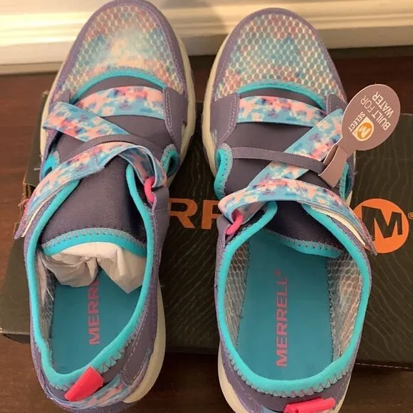 Merrell  hydro free roam monarch lightweight Eva footbed sneaker size 7