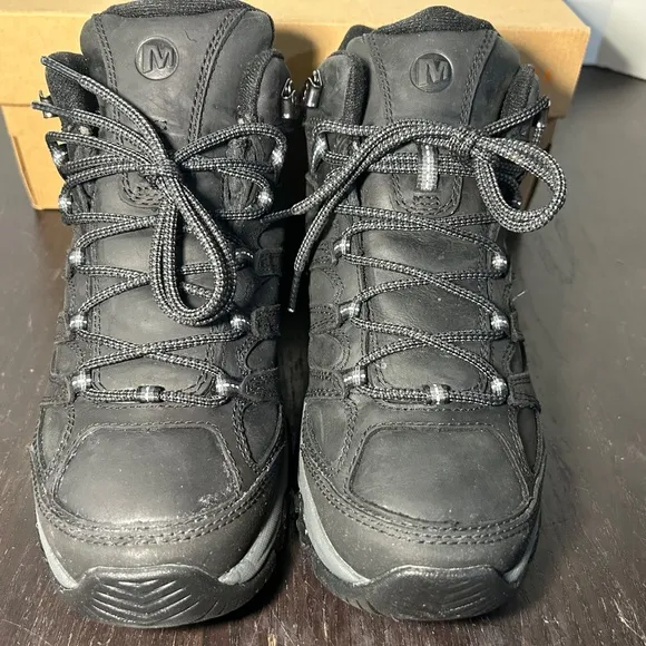 Merrell Moab 3 Prime Mid Waterproof Hiking Boots Shoes Black Mens 8
