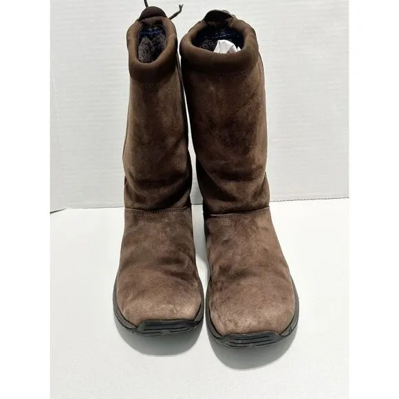 Merrell Primo Chill Masiff Boots Chocolate Suede Leather Winter Boots Brown 7.5