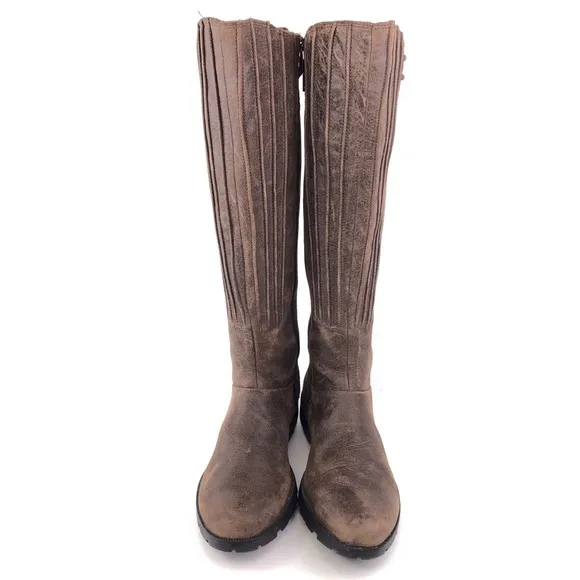 Merrell Vera Peak Brown Leather Waterproof Riding Boots