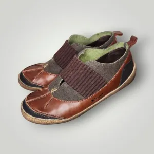 Merrell Women’s 10 Brown Leather Green Wool Montreal Chestnut Duck Low Top Shoe