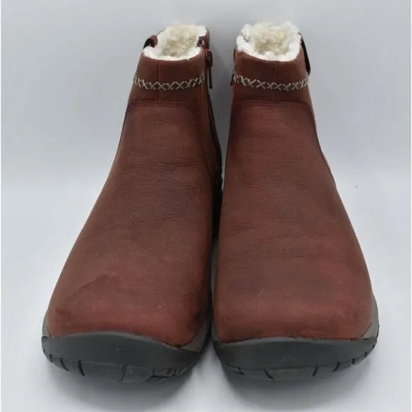 Merrell Womens Size 11 Encore 4 Bluff Zip Polar Sable Waterproof Nubuck Boots