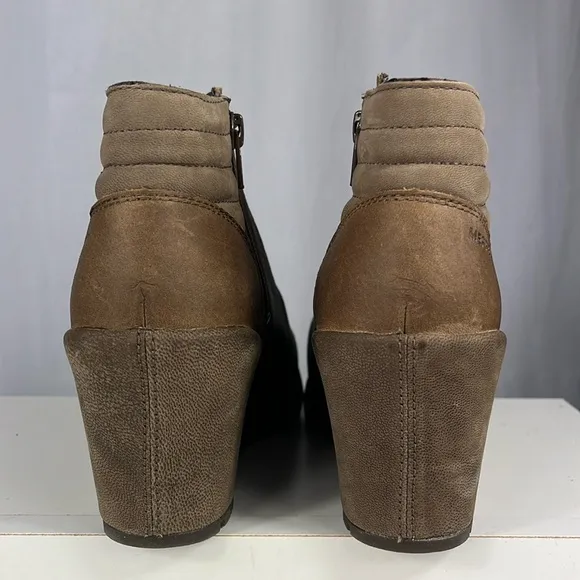 Merrell Women's Tremblant Bluff Waterproof Wedge Booties.