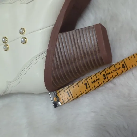 MIA Cheyenne Pear Embellished Booties ~ NEW