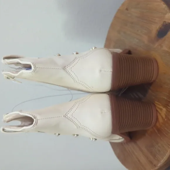 MIA Cheyenne Pear Embellished Booties ~ NEW