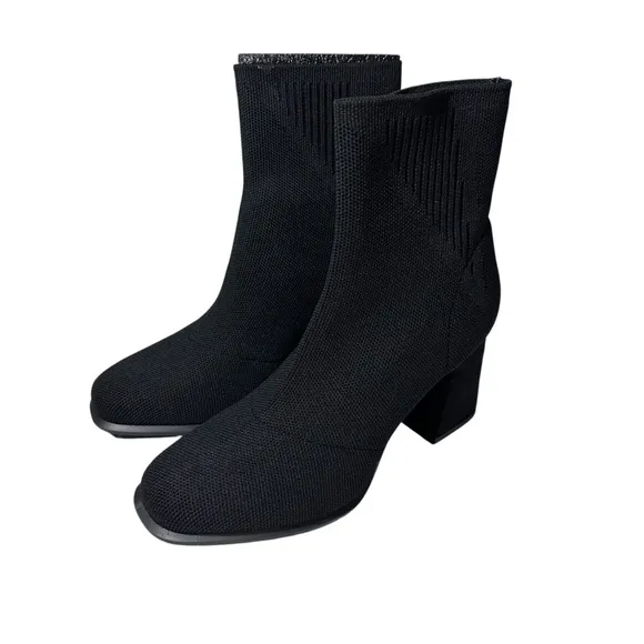 MIA knit Shelbi ankle boots black NWT women’s 7
