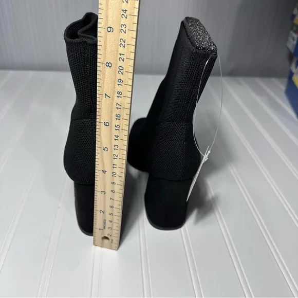 MIA knit Shelbi ankle boots black NWT women’s 7