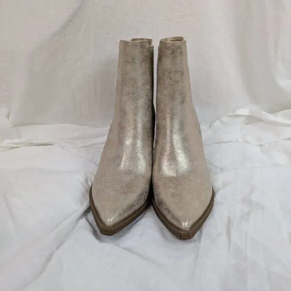 Mia Prairie Gold Ankle Boots Size 8.5 Women