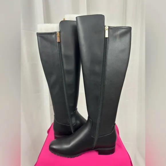 Michael Kors Women's Black Britt Riding Boot 9.5M MSRP $325.  NWT