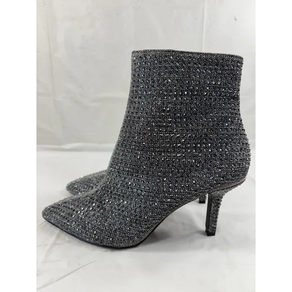 Michael Michael Kors Katerina Crystal-Embellished Ankle Ankle Boots Size 6 M new